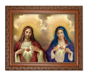 The Sacred Hearts 8x10 Framed Print Under Glass