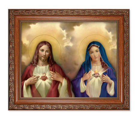 The Sacred Hearts 8x10 Framed Print Under Glass
