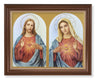The Sacred Hearts with Halos 11x14 Framed Print Artboard