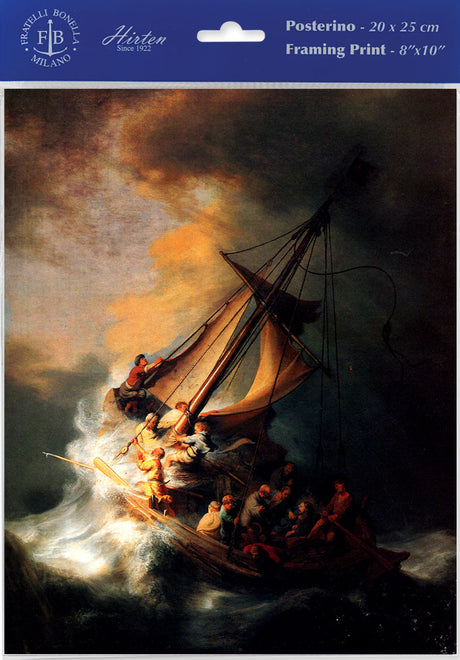 The Storm on the Sea of Galilee by Rembrandt Print - Sold in 3 Per Pack