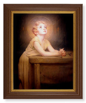 Thy Will Be Done by Chambers 8x10 Textured Artboard Dark Walnut Frame