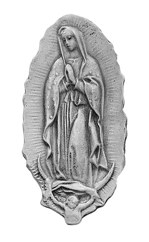 Our Lady of Guadalupe Pewter Car Visor Clip
