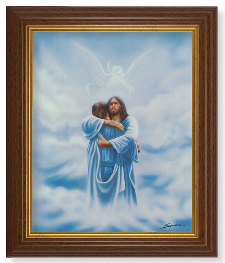 Welcome Home - The Reunion 8x10 Textured Artboard Dark Walnut Frame