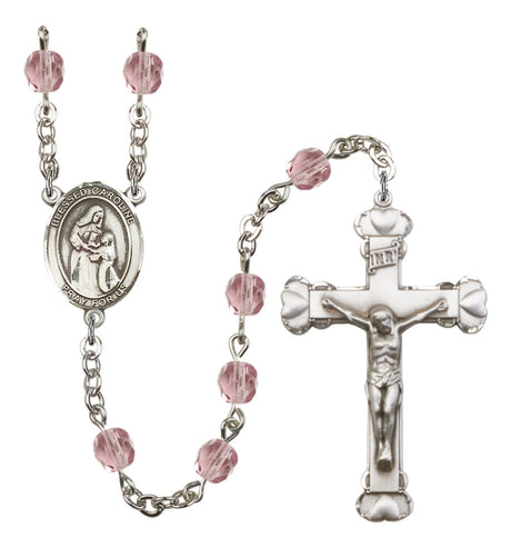 Blessed Caroline Gerhardinger Birthstone Rosary for Women
