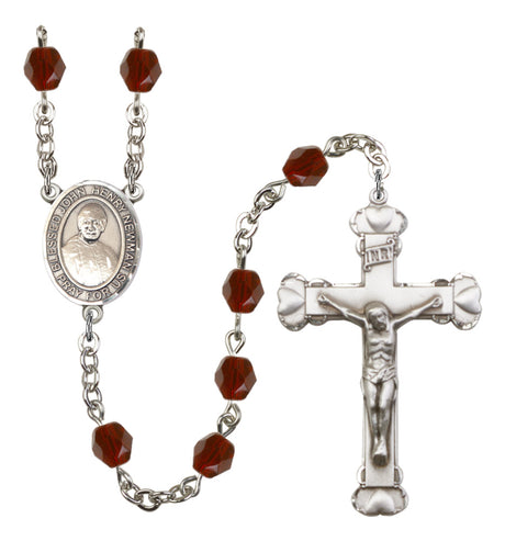 Blessed John Henry Newman Birthstone Rosary for Women