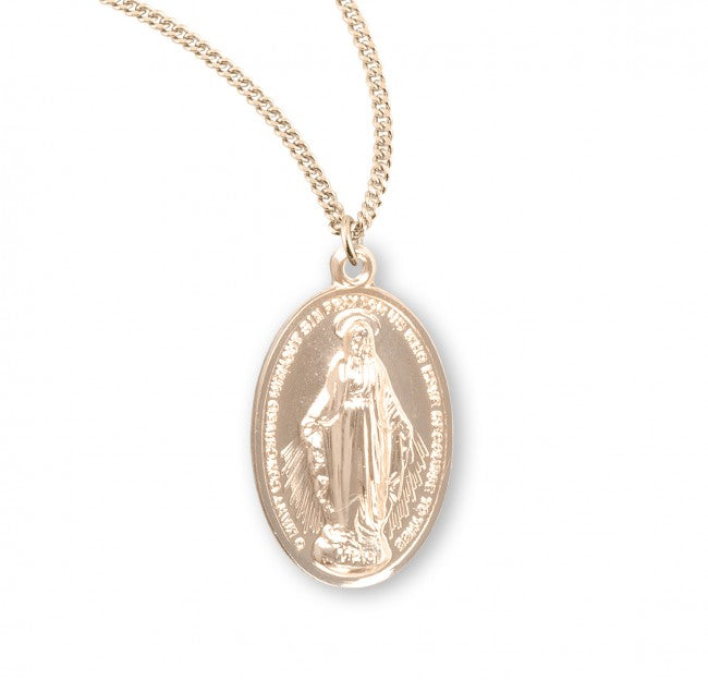 Classic Oval Miraculous Pendant for Women