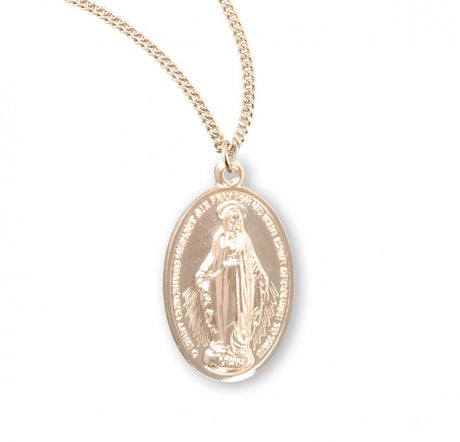 Classic Oval Miraculous Pendant for Women