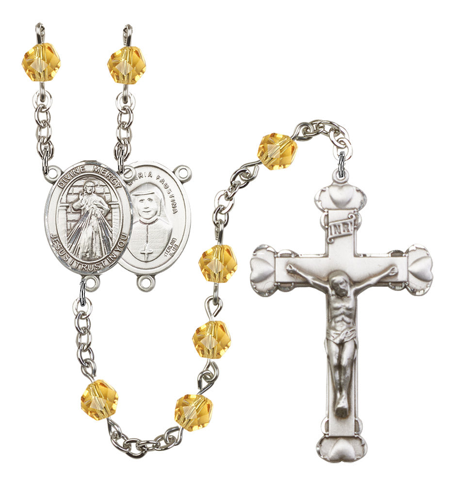 Divine Mercy Birthstone Rosary for Women