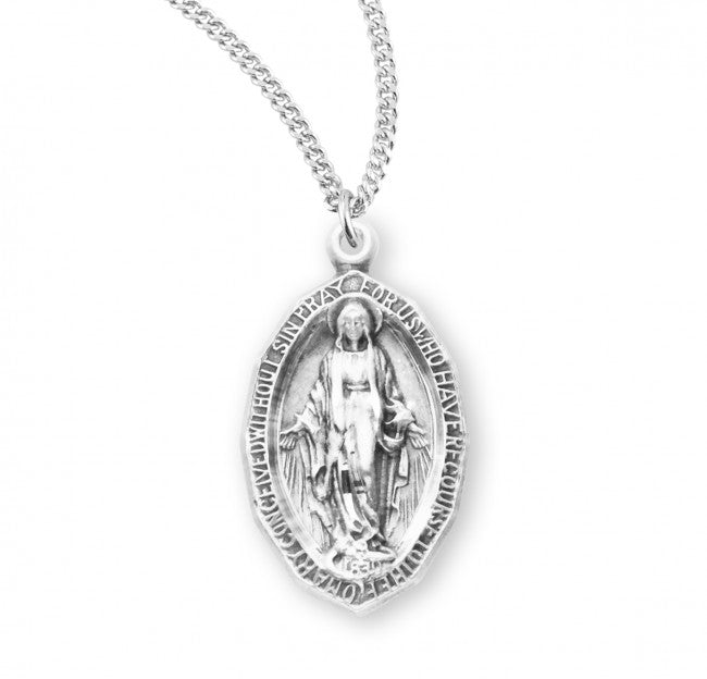 Larger Pointed Edge Miraculous Pendant for Women