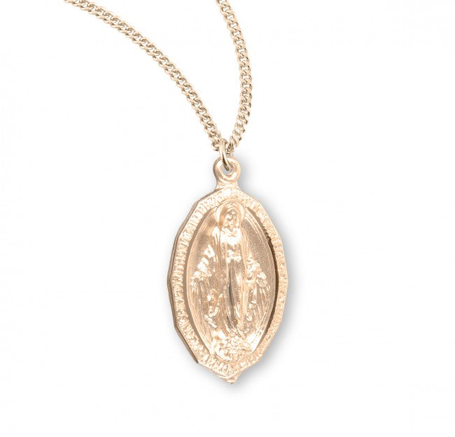 Larger Pointed Edge Miraculous Pendant for Women