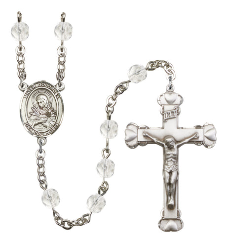 Mater Dolorosa Birthstone Rosary for Women