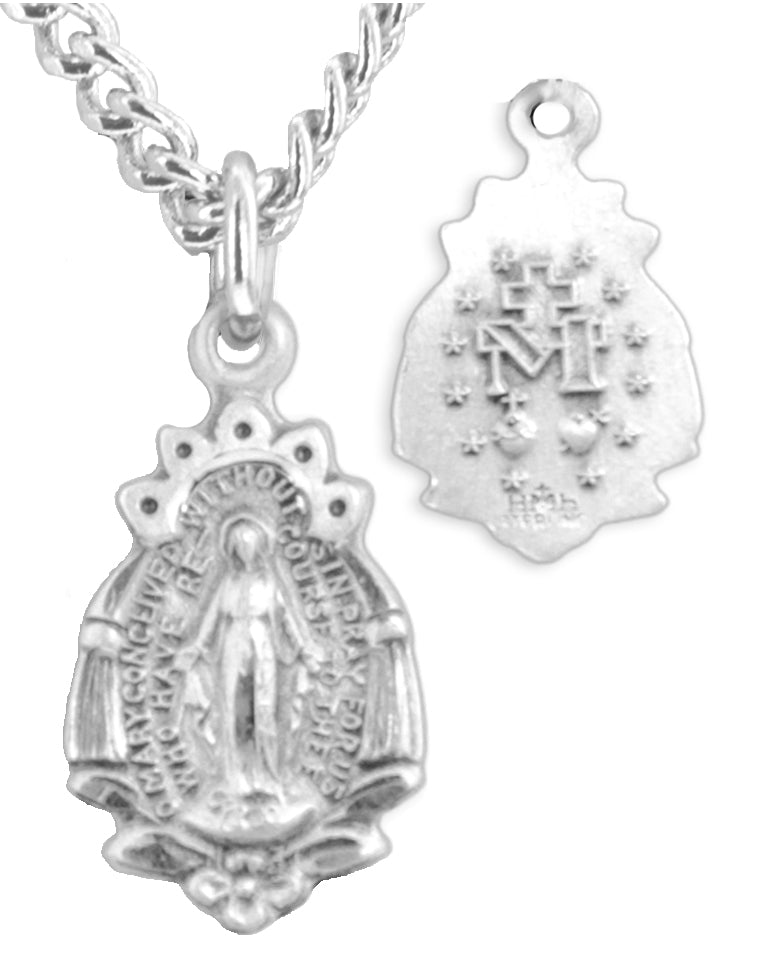Miraculous Pendant with Floral Tip Bottom for Women