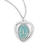 Open-Cut Heart Miraculous Medal for Women