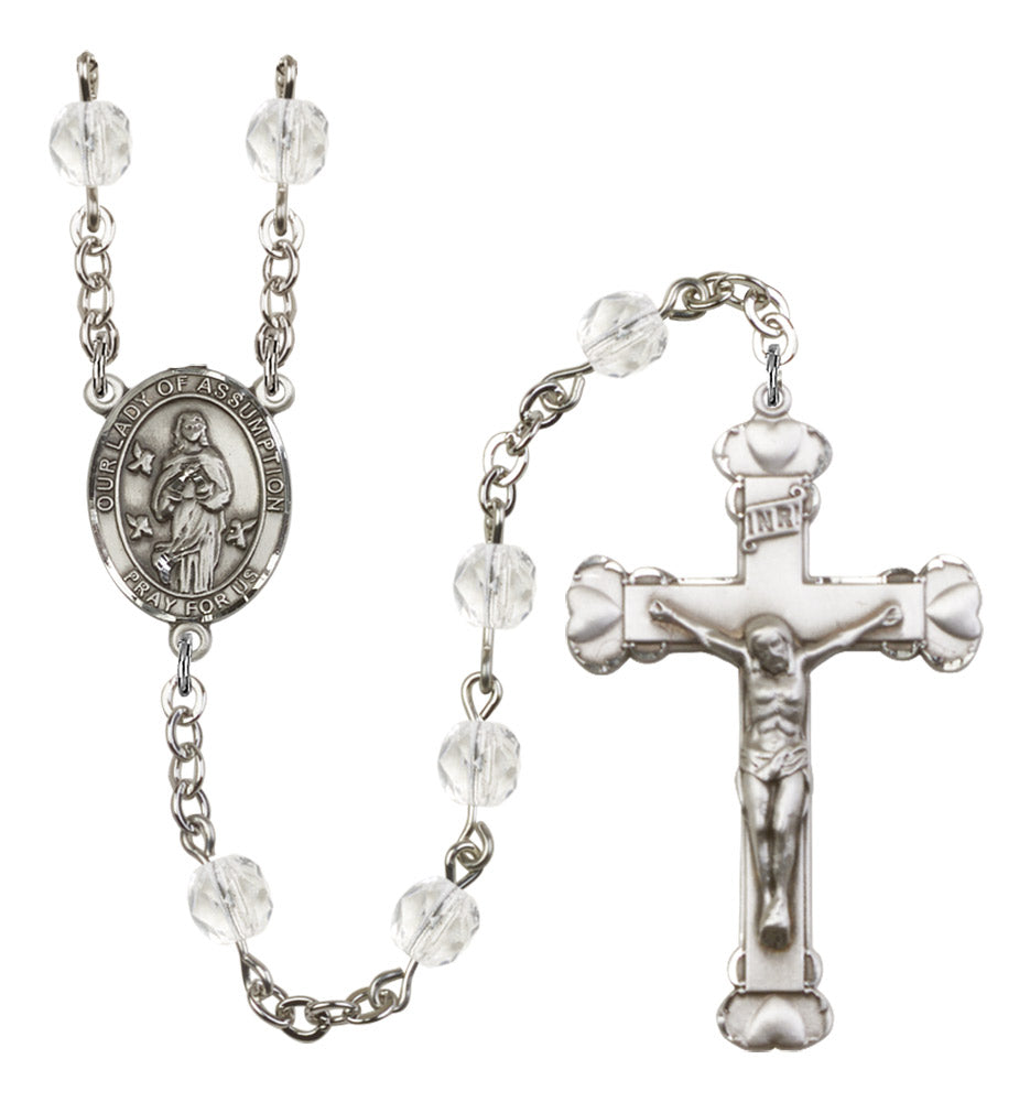 Our Lady of Assumption Birthstone Rosary for Women