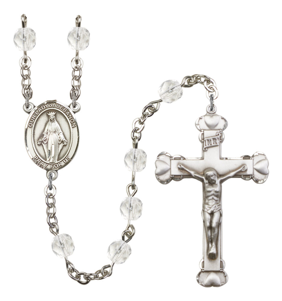 Our Lady of Lebanon Birthstone Rosary for Women