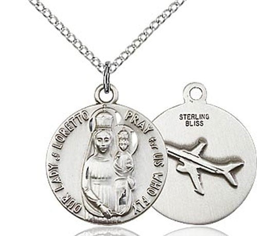 Men's Oval Scalloped Edge St. Anthony Medal