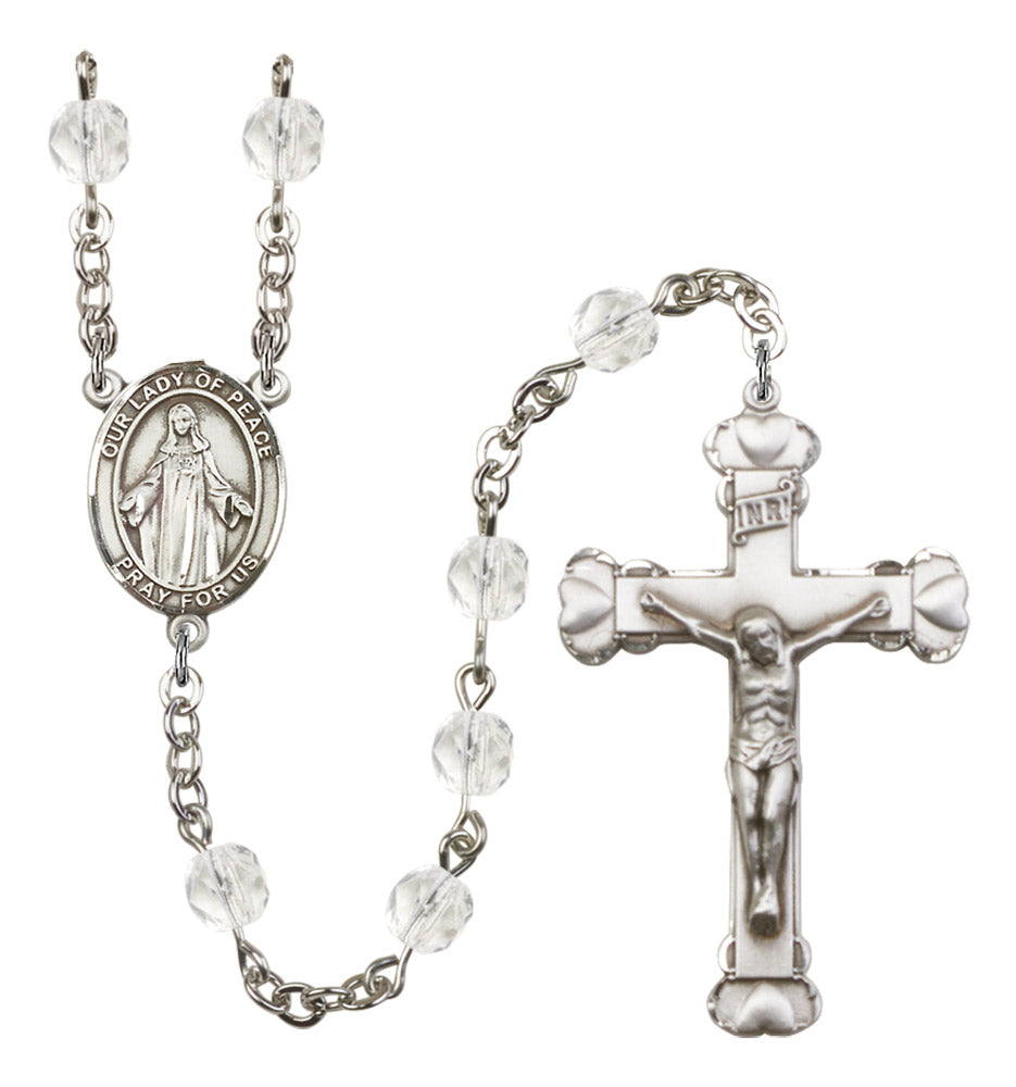 Our Lady of Peace Birthstone Rosary for Women