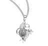 Pearl and Cubic Zirconia Miraculous Medal for Women