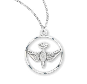 Round Open Cut Dove Necklace for Women