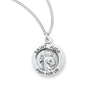 Round Saint Jude Necklace for Women