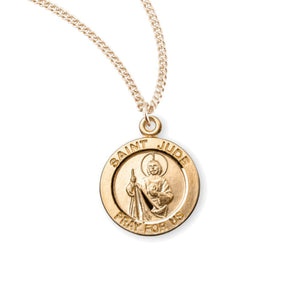 Round Saint Jude Necklace for Women