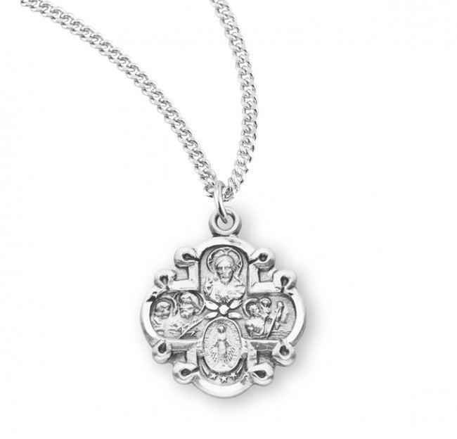 Rounded Four Way Pendant for Women
