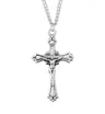 Scroll Tip Crucifix Necklace for Women
