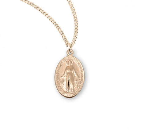 Simple Miraculous Pendant with Chain for Women