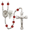 St. Agatha Nurse Birthstone Rosary for Women
