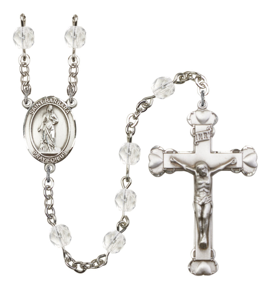 St. Barbara Birthstone Rosary for Women