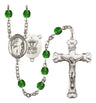 St. Brendan the Navigator Navy Birthstone Rosary for Women