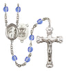 St. Brendan the Navigator Navy Birthstone Rosary for Women
