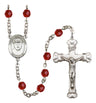 St. Damien of Molokai Birthstone Rosary for Women