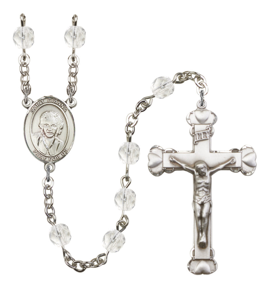 St. Gianna Beretta Molla Birthstone Rosary for Women