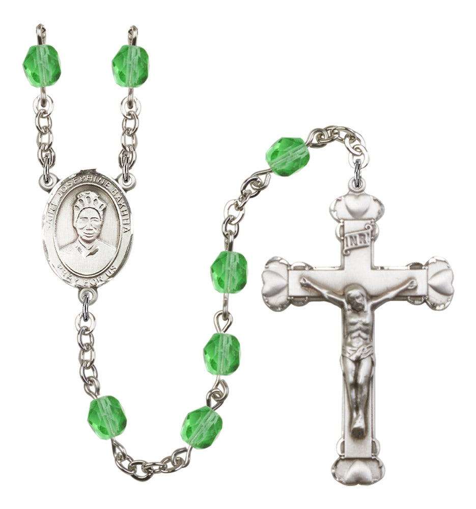 St. Josephine Bakhita Birthstone Rosary for Women