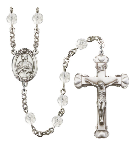 St. Kateri Tekakwitha Birthstone Rosary for Women