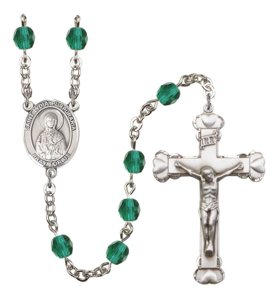 St. Lydia Purpuraria Birthstone Rosary for Women