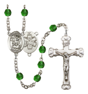 St. Michael EMT Birthstone Rosary for Women
