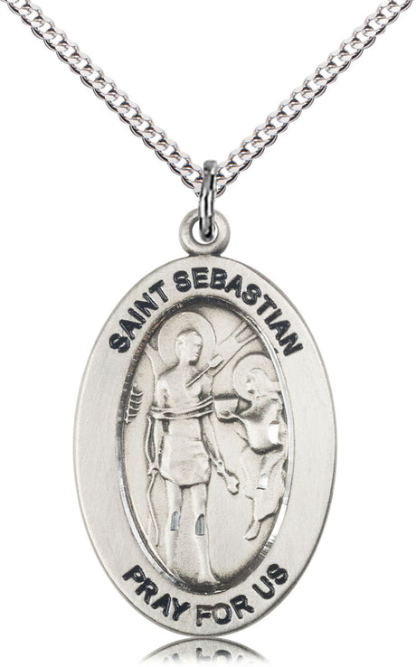 St. Sebastian of Athletes Necklace for Women