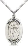 St. Sebastian of Athletes Necklace for Women