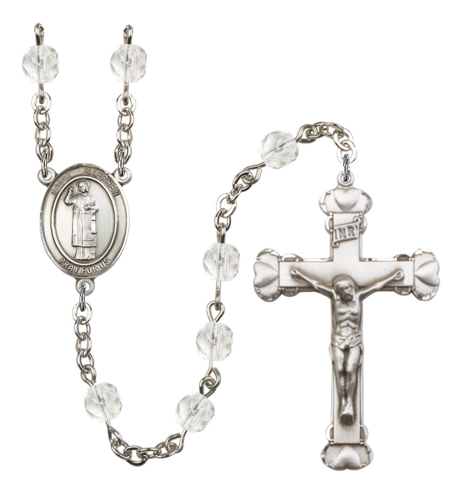 St. Stephen the Martyr Birthstone Rosary for Women