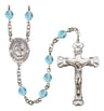Virgen de la Merced Birthstone Rosary for Women