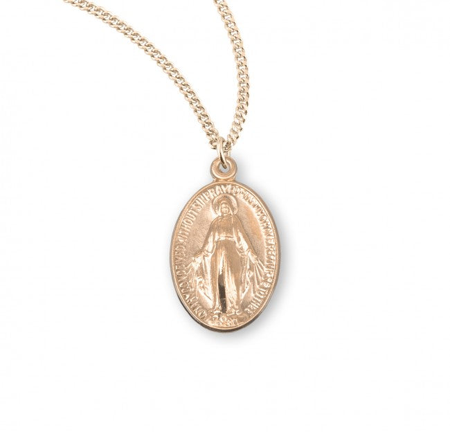 or Youth Simple Miraculous Pendant and Chain for Women