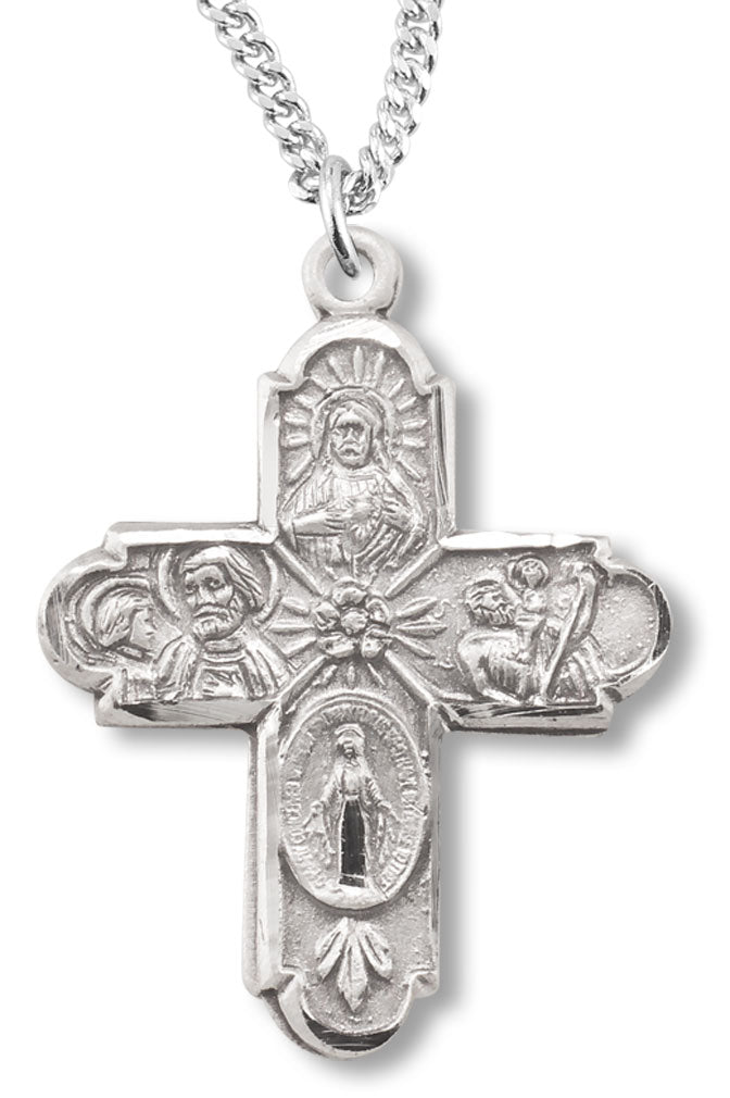 or Women's 4-Way Pendant with 18 for Youth