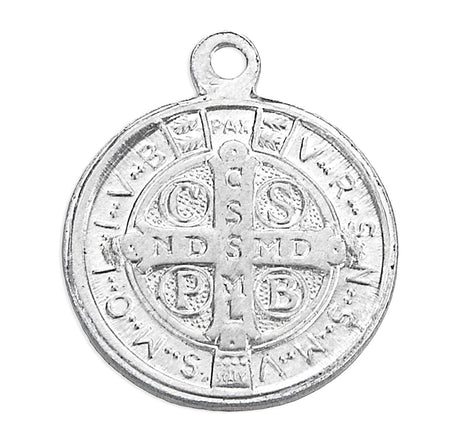 Saint Benedict Medal 1 Inch Aluminum - Italian Made Jubilee Medal