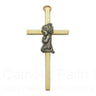4' Brass Baptism Cross - Girl