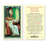 St. Isidore Laminated Prayer Card