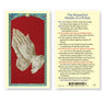 Beautiful Hands of A Priest Laminated Prayer Card