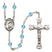 St. Teresa of Calcutta birthstone rosary for women