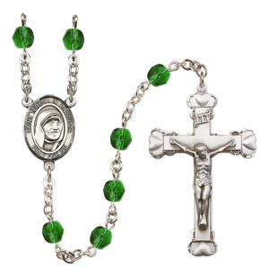 St. Teresa of Calcutta birthstone rosary for women